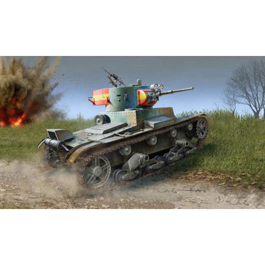 Maquette de Char en plastique Soviet T-26 1936/37 1/35