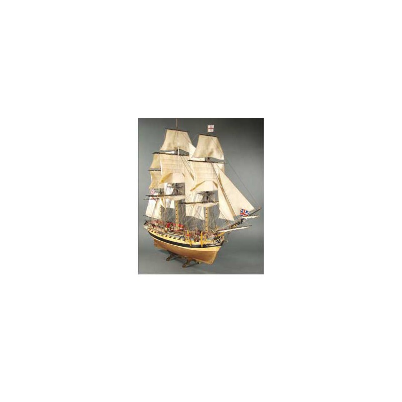 Bateau statique HMS MERCURY 1779 éch. 1/72