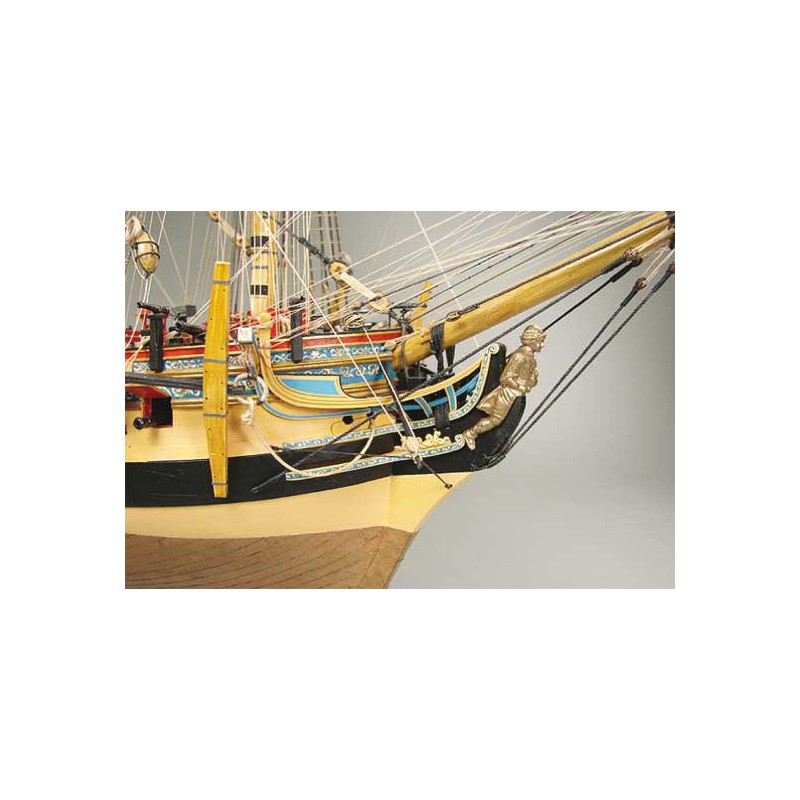 Bateau statique HMS MERCURY 1779 éch. 1/72