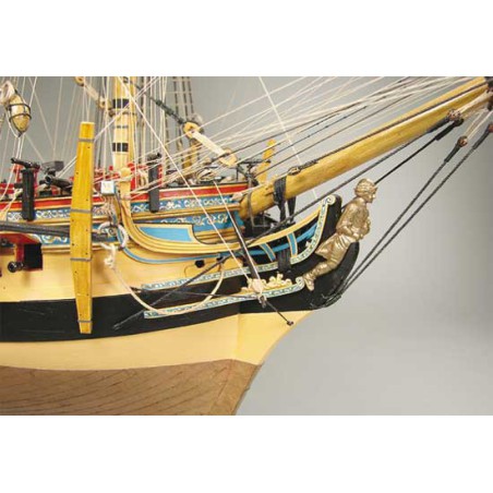 Static boat HMS Mercury 1779 Ech. 1/72 | Scientific-MHD