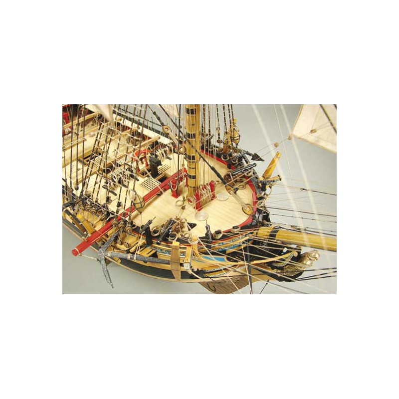 Bateau statique HMS MERCURY 1779 éch. 1/72