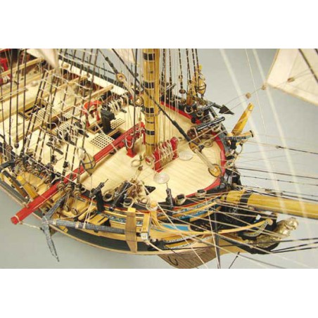 Static boat HMS Mercury 1779 Ech. 1/72 | Scientific-MHD