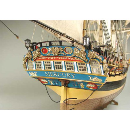 Static boat HMS Mercury 1779 Ech. 1/72 | Scientific-MHD