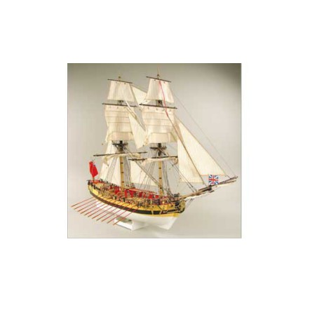 Bateau statique HMS WOLF 1754 éch. 1/72