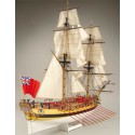 Bateau statique HMS WOLF 1754 éch. 1/72