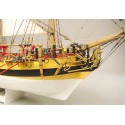 Bateau statique HMS WOLF 1754 éch. 1/72