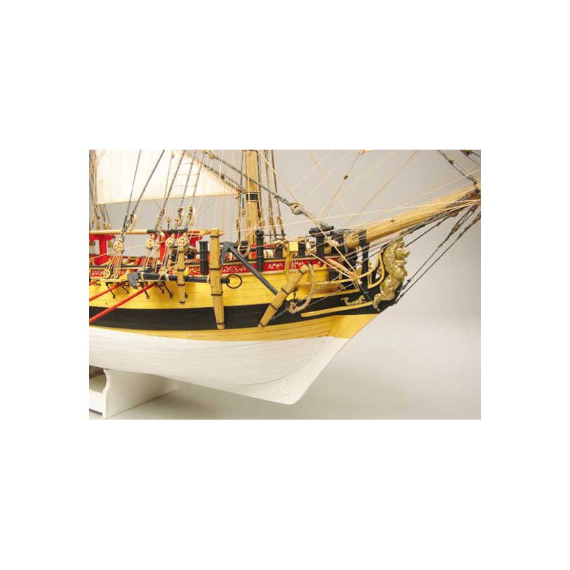 Bateau statique HMS WOLF 1754 éch. 1/72