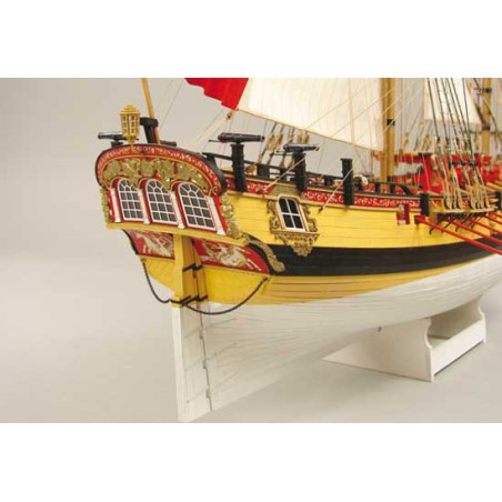 Bateau statique HMS WOLF 1754 éch. 1/72