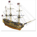 Static boat HMS Victory 134cm 1/75 | Scientific-MHD