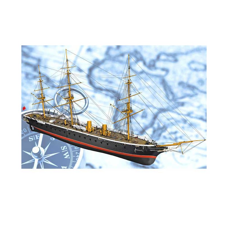 Bateau statique H.M.S. WARRIOR1/100