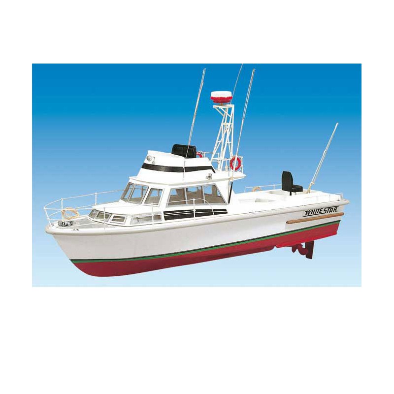 Bateau électrique radiocommandé WHITE STAR RC 1/15