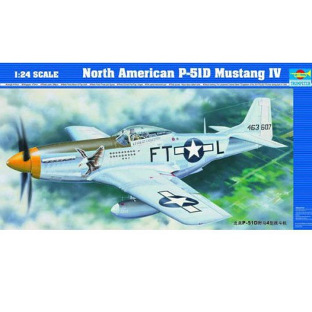 Maquette d'avion en plastique P-51D MUSTANG IV