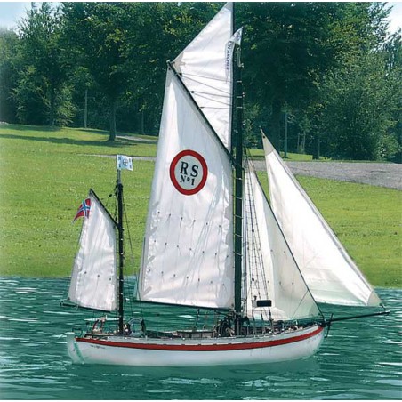 Electric boat radio controlled Colin Archer R/C 1/15 | Scientific-MHD