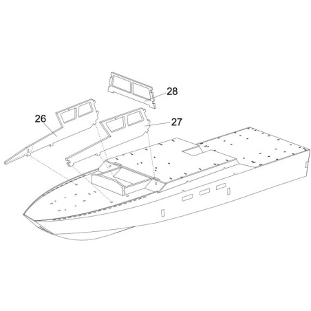 Static boat CB-90 Strike Boat 1/35 | Scientific-MHD