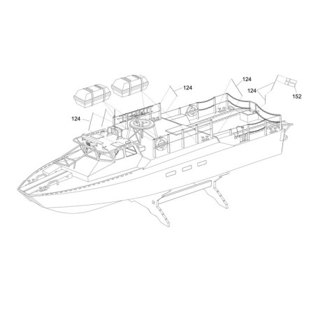 Bateau statique CB-90 Strike Boat 1/35