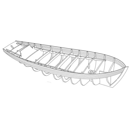 Statisches Boot Vega Segelschiff 1/35 | Scientific-MHD