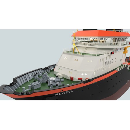 Bateau électrique radiocommandé NORDIC TUG BOAT 1/72