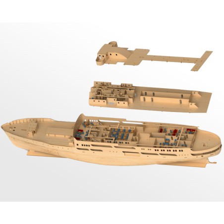 Radio electric boat M/S Finnmarken 1/60 | Scientific-MHD