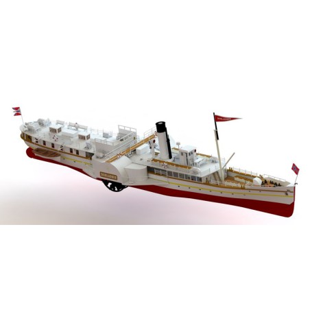 Bateau électrique radiocommandé SKIBLADNER R/C 1/60