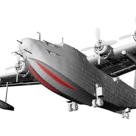 Maquette d'avion en plastique H8K2 Flying Boat 1/72