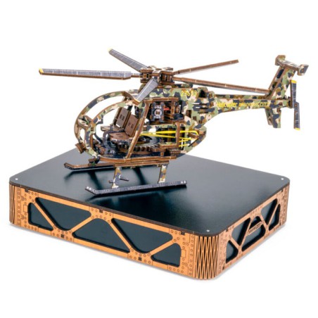 Puzzle 3D mécanique intermédiaire pour maquette Hélicoptère édition limitée