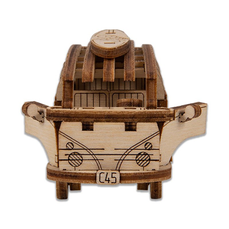 Puzzle 3D mécanique facile pour maquette Bus Retro Superfast Puzzle 3D mécanique facile pour maquette Bus Retro Superfast