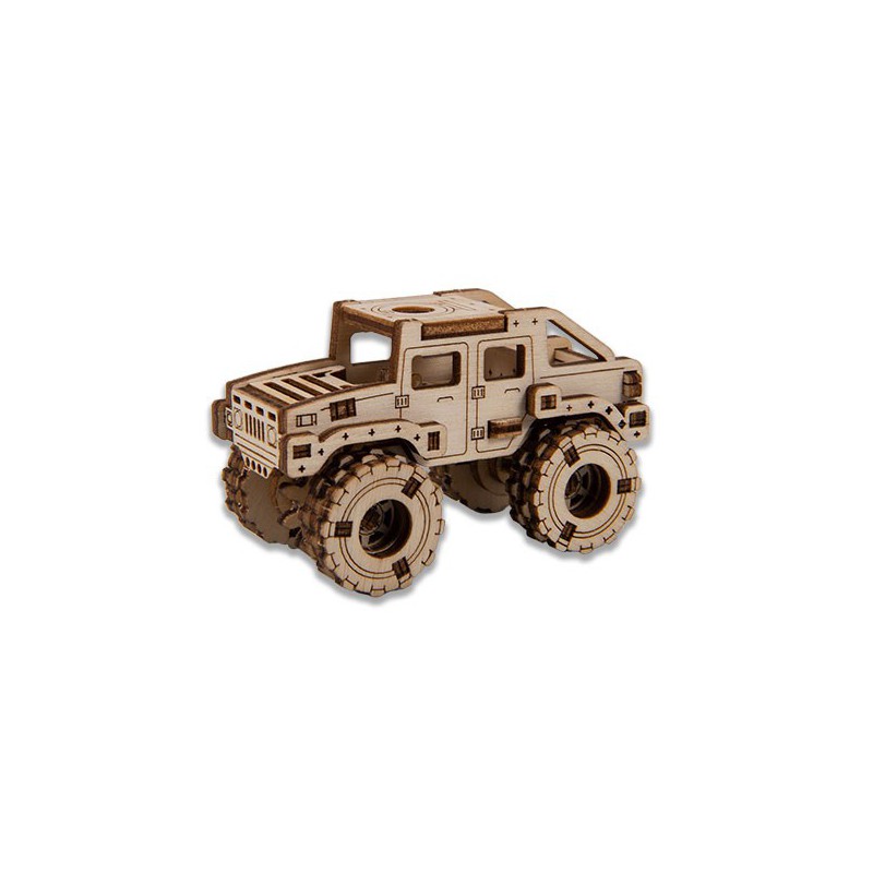 Puzzle 3D mécanique facile pour maquette Monster Truck 2 Superfast Puzzle 3D mécanique facile pour maquette Monster Truck 2 Superfast