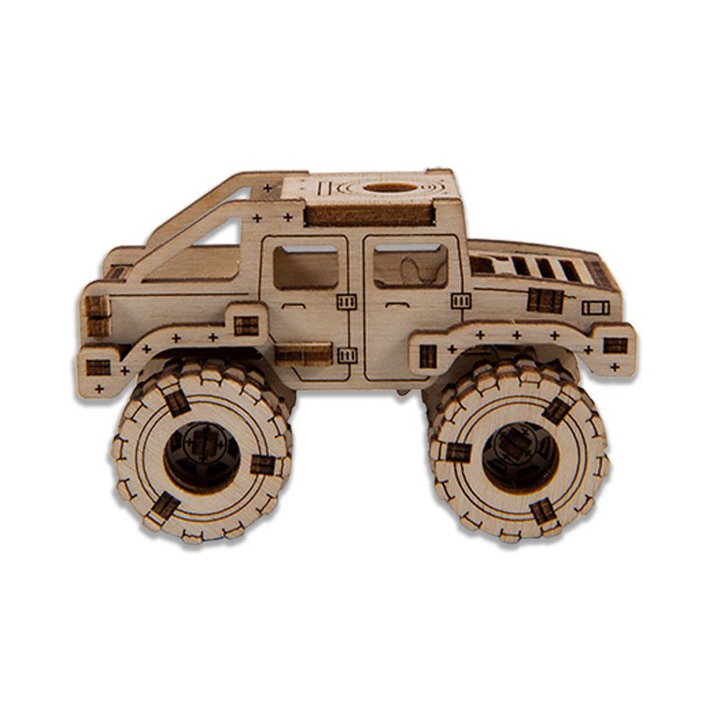 Puzzle 3D mécanique facile pour maquette Monster Truck 2 Superfast Puzzle 3D mécanique facile pour maquette Monster Truck 2 Superfast
