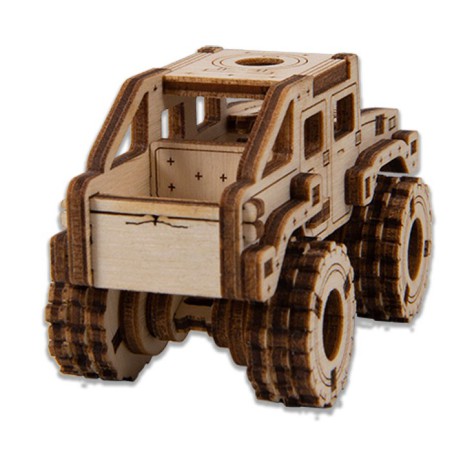 Einfaches mechanisches 3D -Puzzle für Monster Truck 2 Superfast Modell | Scientific-MHD