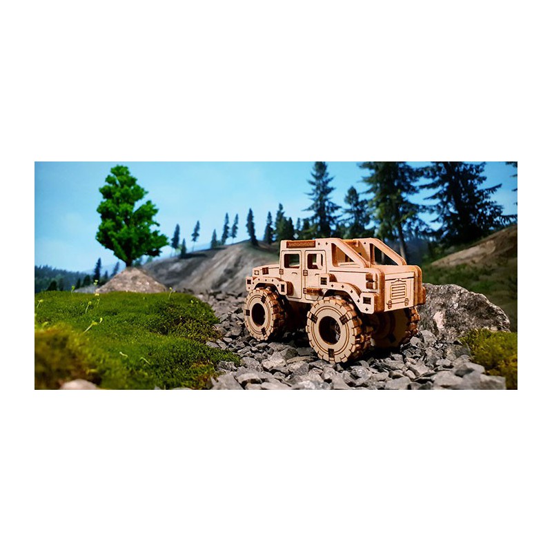 Puzzle 3D mécanique facile pour maquette Monster Truck 2 Superfast Puzzle 3D mécanique facile pour maquette Monster Truck 2 Superfast