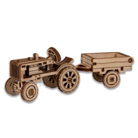 Puzzle 3D mécanique facile pour maquette Tracteur et remorque Superfast