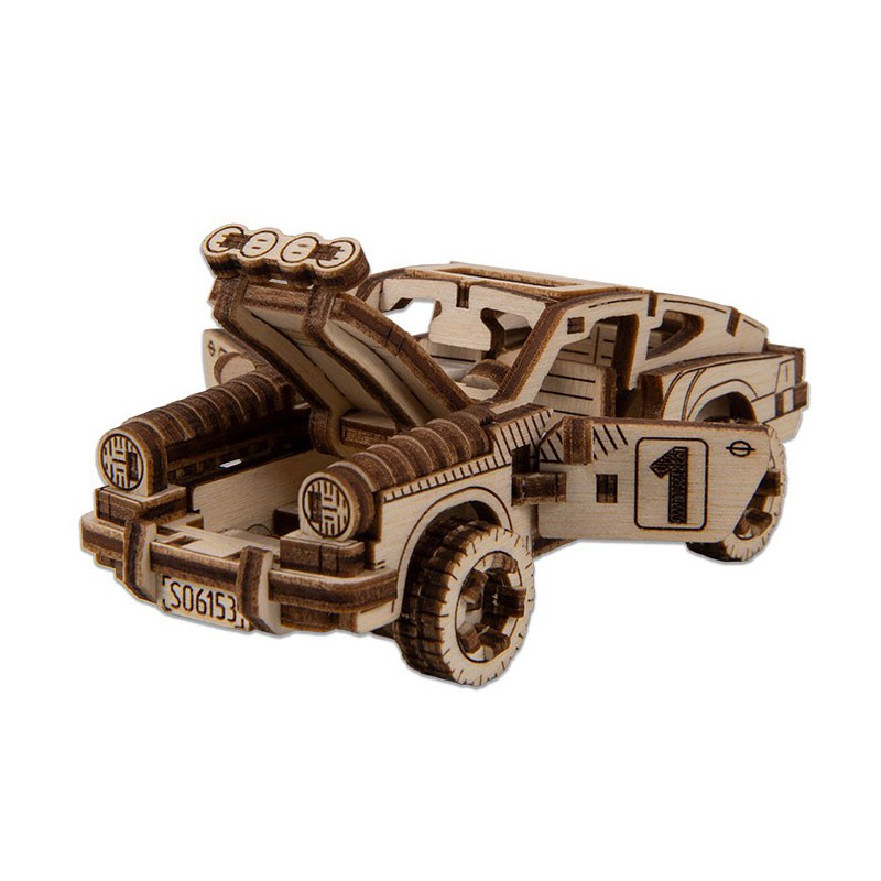Puzzle 3D mécanique facile pour maquette Rallye car 4 Superfast