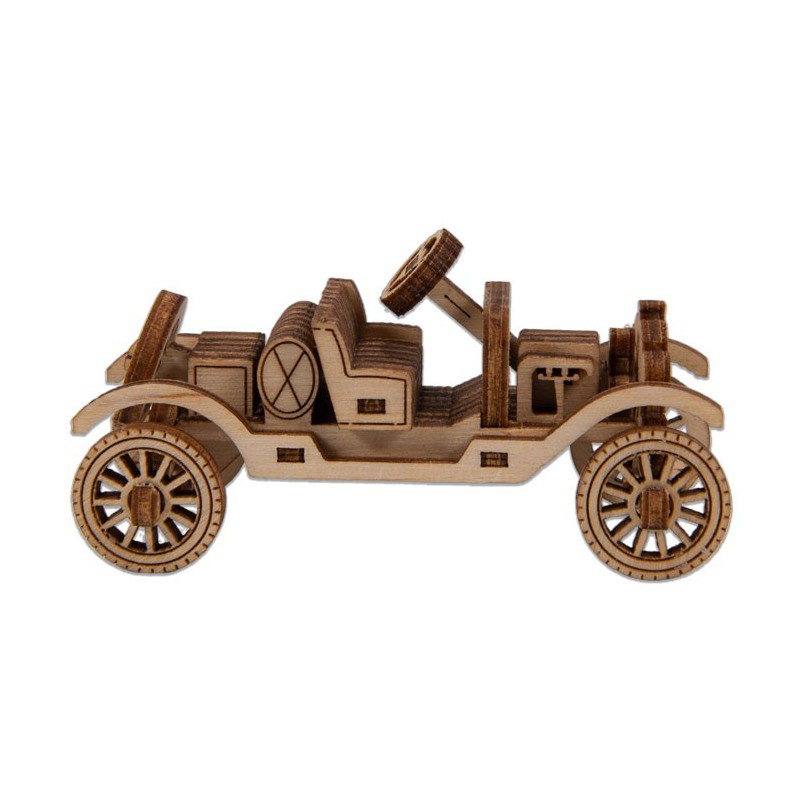 Puzzle 3D mécanique facile pour maquette Auto Retro Superfast Puzzle 3D mécanique facile pour maquette Auto Retro Superfast