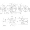 Moteur électrique radiocommandé Moteur DM2210 Kv1700