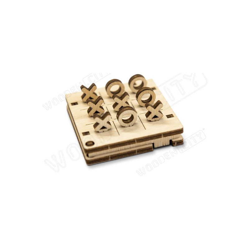 Puzzle 3D mécanique facile pour maquette Petit Jeu Tic Tac Toe N°1