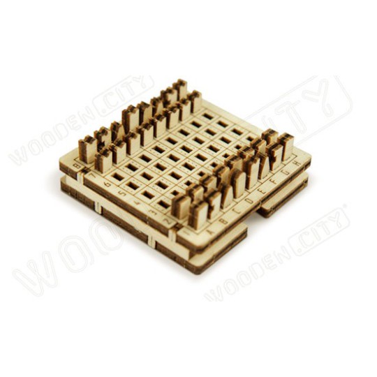 Easy mechanical 3D puzzle for a small checkery model Easy mechanical 3D puzzle for a small checkery model | Scientific-MHD
