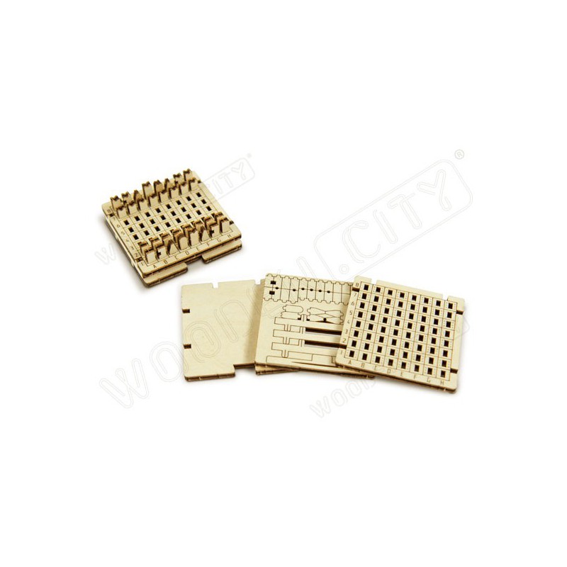 Puzzle 3D mécanique facile pour maquette Petit Jeu d'Echecs