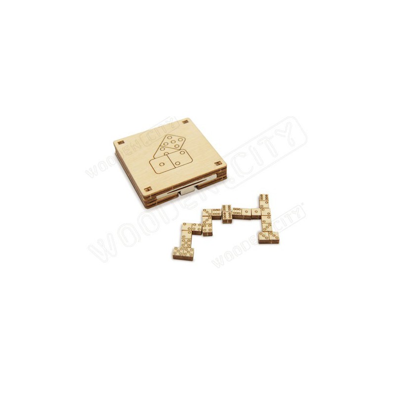 Puzzle 3D mécanique facile pour maquette Petit Jeu de Dominos