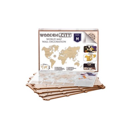 Easy mechanical 3D puzzle for Map of the World Map M | Scientific-MHD