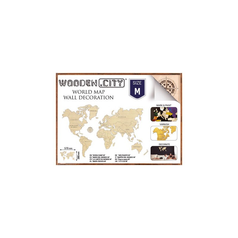 Puzzle 3D mécanique facile pour maquette Carte du monde M Puzzle 3D mécanique facile pour maquette Carte du monde M