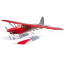 Avion thermique radiocommandé Flotteurs FUNKY CUB rouge