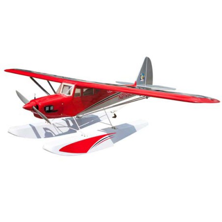 Avion thermique radiocommandé Flotteurs FUNKY CUB rouge