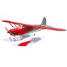 Avion thermique radiocommandé Flotteurs FUNKY CUB rouge