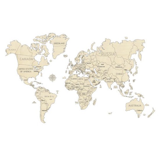 Puzzle 3D mécanique facile pour maquette Carte du monde XXL Puzzle 3D mécanique facile pour maquette Carte du monde XXL