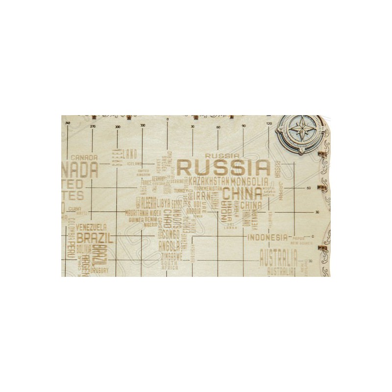 Puzzle 3D mécanique facile pour maquette Carte du monde Expédition série mots Puzzle 3D mécanique facile pour maquette Carte du monde Expédition série mots