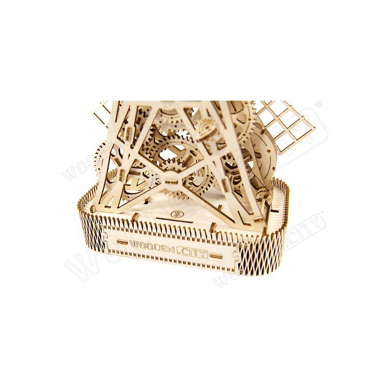 Puzzle 3D mécanique intermédiaire pour maquette Moulin Puzzle 3D mécanique intermédiaire pour maquette Moulin