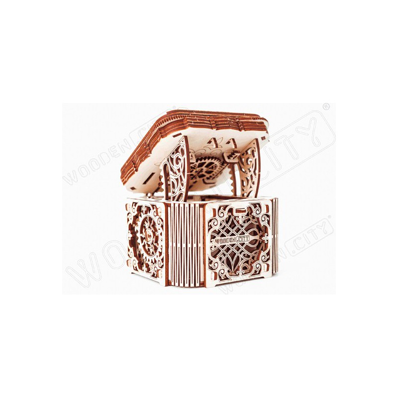 Puzzle 3D mécanique intermédiaire pour maquette Boite Mystérieuse