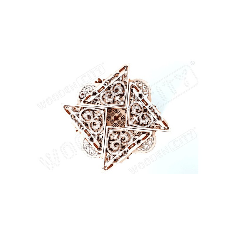 Puzzle 3D mécanique intermédiaire pour maquette Boite Mystérieuse