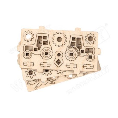 Easy mechanical 3D puzzle for widget transport model | Scientific-MHD