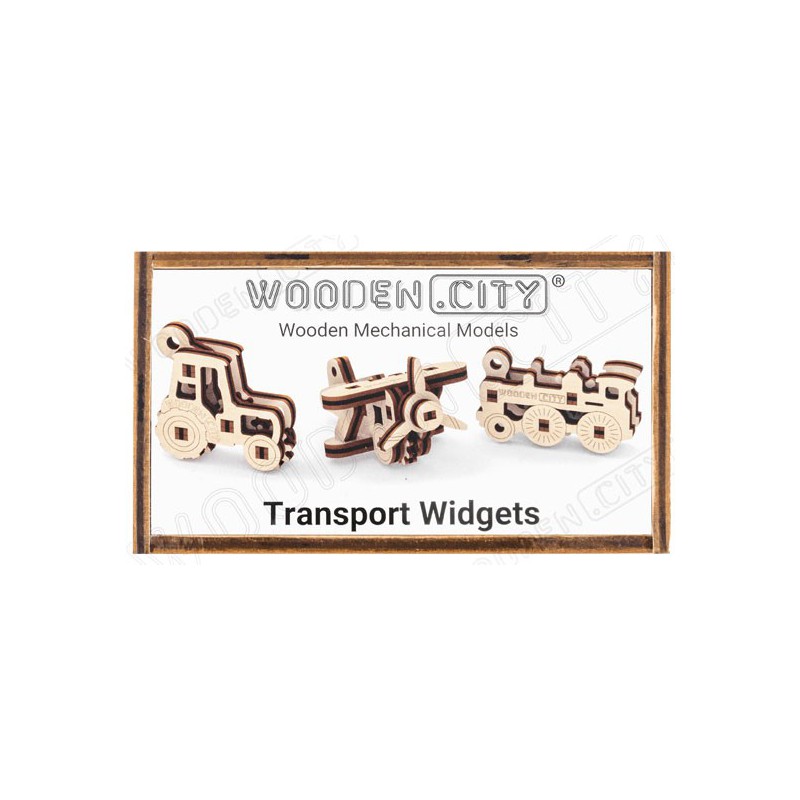 Puzzle 3D mécanique facile pour maquette Widget Transport